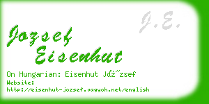 jozsef eisenhut business card